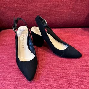 SOLE SOCIETY women's size 9 suede slingbacks - like new!